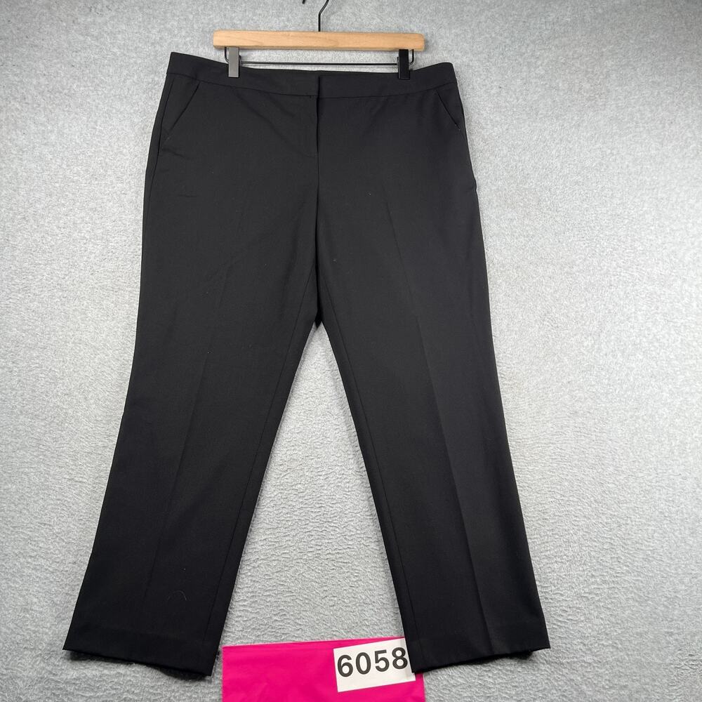 Vince Camuto Casual Pants Black Classic Womens Size 14 Stretch Slash Pockets